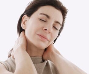 Neck pain due to osteochondrosis